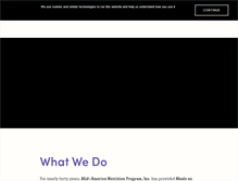 Tablet Screenshot of midamericanutrition.org